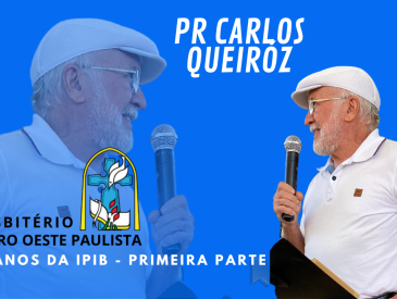 Preletor: Pastor Carlos Queiros (Carlinhos Peregrino) - Primeira parte 